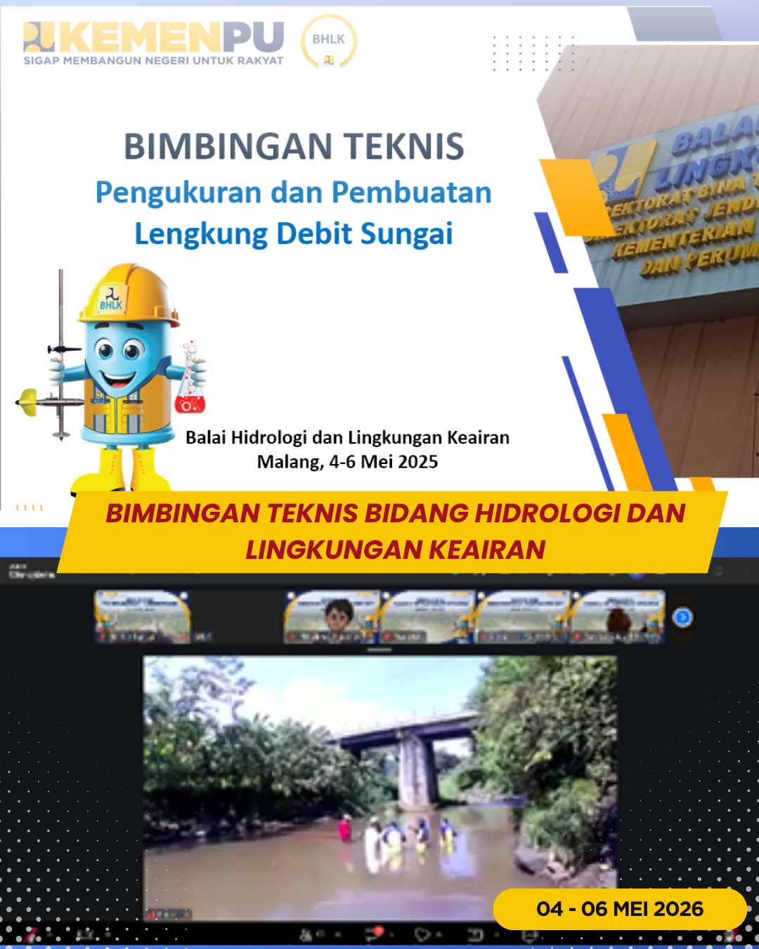 Bimbingan Teknis Bidang Hidrologi dan Lingkungan Keairan Tingkatkan Kompetensi Pengelola Unit HKA